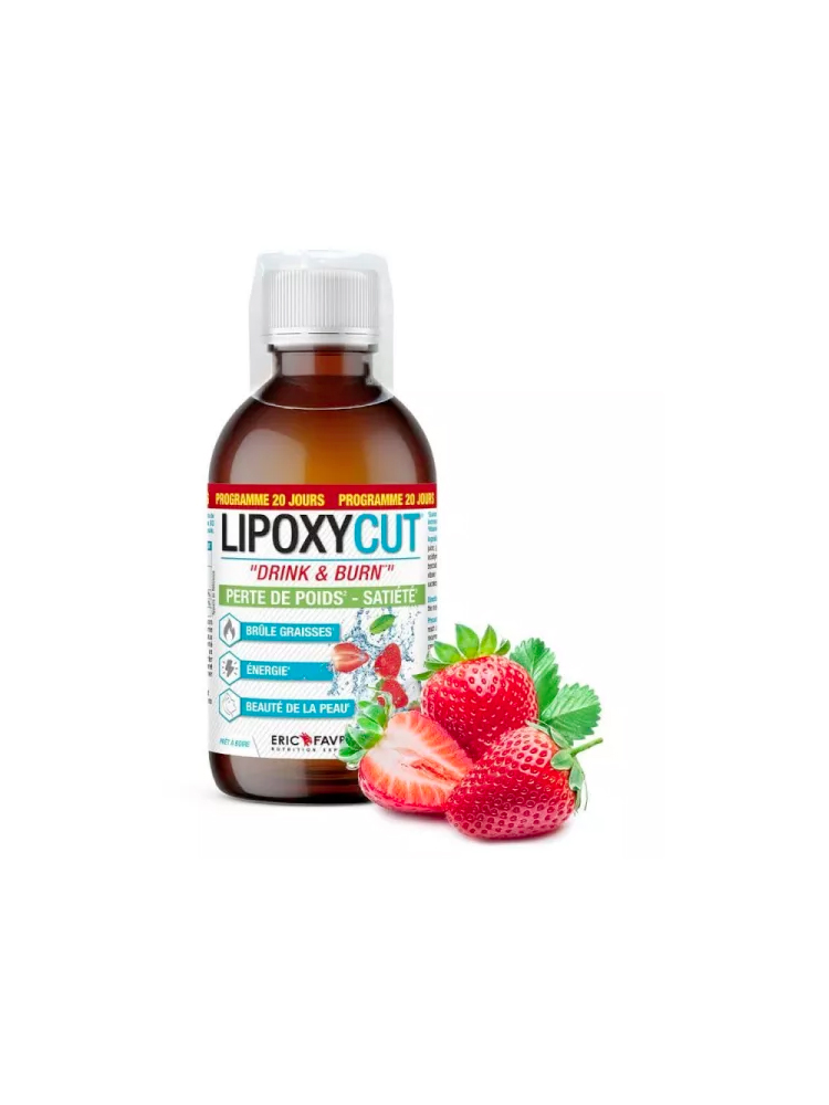 Eric Favre Lipoxycut Perte de Poids Satiété Goût Fraise 500 ML